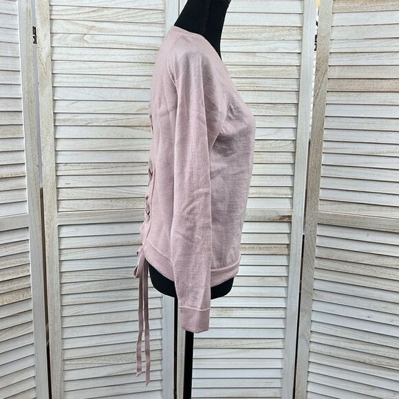 Lululemon Pink Tied To You Merino Wool Sweater 6 - Picture 4 of 11